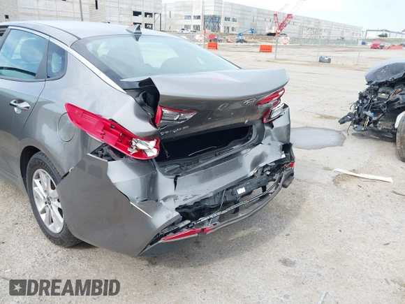 2016 Kia Optima LX with VIN 5XXGT4L37GG019897, listed as a IAAI auction lot 42582213 with 90,318 mi miles and . Bid and sale history available at DreamBid. Image 6.