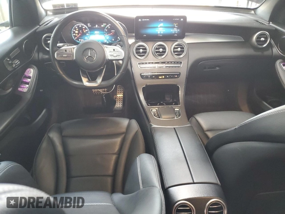 2022 Mercedes-Benz GLC 300 with VIN W1N0G8EB3NG074542, listed as a Copart auction lot 52284485 with 30,425 mi miles and Salvage Title. Bid and sale history available at DreamBid. Image 8.