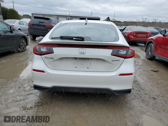 2023 Honda Civic Sport with VIN 19XFL2H86PE020441, listed as a Copart auction lot 47939545 with 69,664 mi miles and Salvage Title. Bid and sale history available at DreamBid. Image 6.