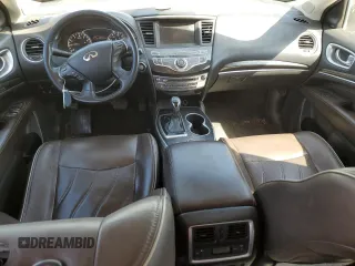 2017 Infiniti QX60 with VIN 5N1DL0MM1HC521627, listed as a Copart auction lot 48696865 with 122,309 mi miles and Salvage Title. Bid and sale history available at carsss.com. Image 8.