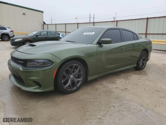 2018 Dodge Charger Daytona with VIN 2C3CDXCT4JH187986, listed as a Copart auction lot 43078555 with 223,156 mi miles and Salvage Title. Bid and sale history available at carsss.com. Image 1.