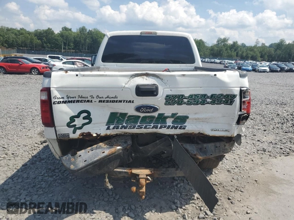 2013 Ford F-250 XL with VIN 1FT7X2B66DEA81666, listed as a Copart auction lot 65623755 with 330,532 mi miles and Salvage title. Bid and sale history available at DreamBid. Image 6.
