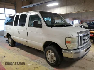 2008 Ford Econoline Passenger XL with VIN 1FBNE31L08DA49824, listed as a Copart auction lot 88313115 with 154,440 mi miles and Salvage Title. Bid and sale history available at carsss.com. Image 4.