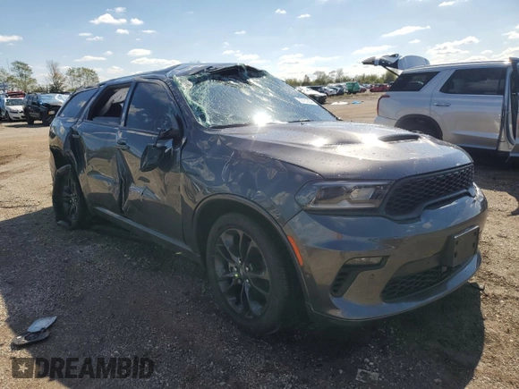2021 Dodge Durango R/T with VIN 1C4SDJCT1MC832380, listed as a Copart auction lot 72761204 with Not Provided miles and Non Repairable. Bid and sale history available at DreamBid. Image 4.