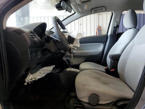 2021 Mitsubishi Mirage ES with VIN ML32FUFJ4MHF03381, listed as a Copart auction lot 60436575 with 79,839 mi miles and Non repairable. Bid and sale history available at DreamBid. Image 7.