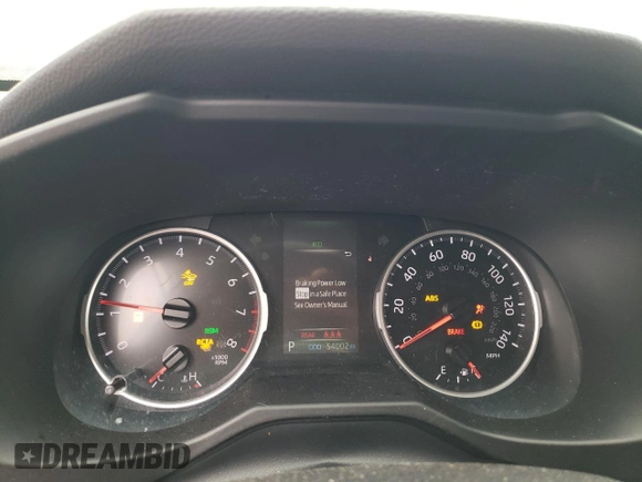 2021 Toyota RAV4 XLE with VIN 2T3P1RFV6MW228427, listed as a Copart auction lot 55323325 with 54,002 mi miles and Salvage title. Bid and sale history available at DreamBid. Image 9.