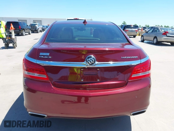 2015 Buick LaCrosse Leather with VIN 1G4GB5G31FF346064, listed as a IAAI auction lot 41849734 with 96,151 mi miles and . Bid and sale history available at DreamBid. Image 16.
