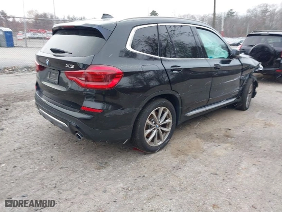 2018 BMW X3 xDrive30i with VIN 5UXTR9C59JLD62148, listed as a IAAI auction lot 41213686 with 1 mi miles. Bid and sale history available at carsss.com. Image 4.