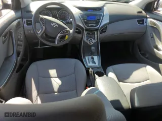 2013 Hyundai Elantra GLS PZEV with VIN KMHDH4AE9DU939427, listed as a Copart auction lot 69916994 with 92,235 mi miles and Salvage Title. Bid and sale history available at carsss.com. Image 8.