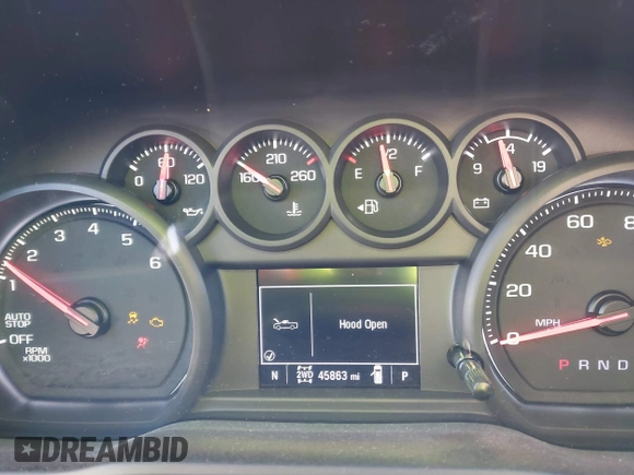 2023 Chevrolet Silverado 1500 Custom with VIN 1GCPDBEK1PZ188722, listed as a IAAI auction lot 41258010 with 45,863 mi miles and . Bid and sale history available at DreamBid. Image 7.