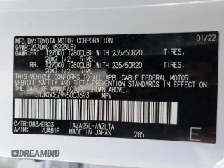 2022 Lexus NX with VIN JTJKGCEZ9N5003693, listed as a Copart auction lot 45429415 with 35,672 mi miles and Salvage Title. Bid and sale history available at carsss.com. Image 14.