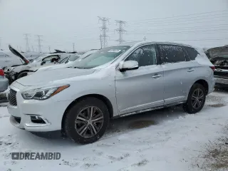 2019 Infiniti QX60 Luxe z VIN 5N1DL0MM1KC557907, wystawiony jako Copart lot #88788275 z przebiegiem 91 669 mil mil oraz Szkody całkowita. Historia ofert i sprzedaży dostępna na DreamBid. Obrazek 1.