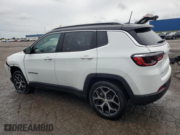 2024 Jeep Compass Limited with VIN 3C4NJDCN1RT145212, listed as a Copart auction lot 61824575 with 34,222 mi miles and Clean title. Bid and sale history available at DreamBid. Image 2.