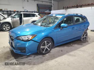 2019 Subaru Impreza Premium with VIN 4S3GTAD6XK3742319, listed as a Copart auction lot 84625434 with 83,472 mi miles and Salvage Title. Bid and sale history available at carsss.com. Image 1.
