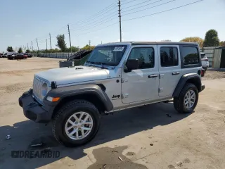 2023 Jeep Wrangler Willys with VIN 1C4HJXDNXPW702199, listed as a Copart auction lot 53815985 with 24,943 mi miles and Clean Title. Bid and sale history available at DreamBid. Image 1.
