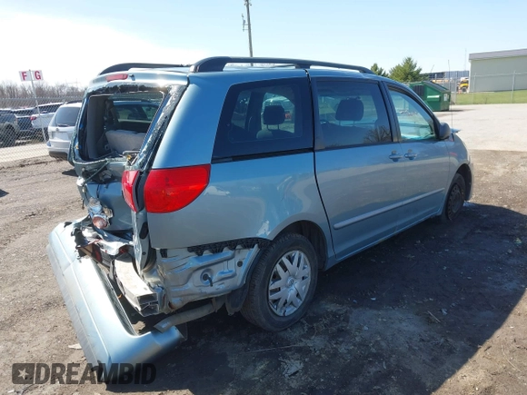 2007 Toyota Sienna CE with VIN 5TDZK23C57S080017, listed as a IAAI auction lot 41962712 with 29,966 mi miles and . Bid and sale history available at DreamBid. Image 4.