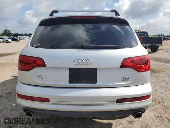 2013 Audi Q7 Prestige с VIN WA1VMAFE0DD003704, выставлен на аукционе Copart как лот 61551745 с пробегом 196 843 миль миль и Чистый • Clean title. История ставок и продаж доступна на DreamBid. Изображение 6.