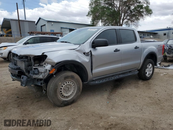 2020 Ford Ranger XL with VIN 1FTER4FH7LLA94011, listed as a Copart auction lot 59623335 with 62,892 mi miles and Salvage title. Bid and sale history available at DreamBid. Image 1.