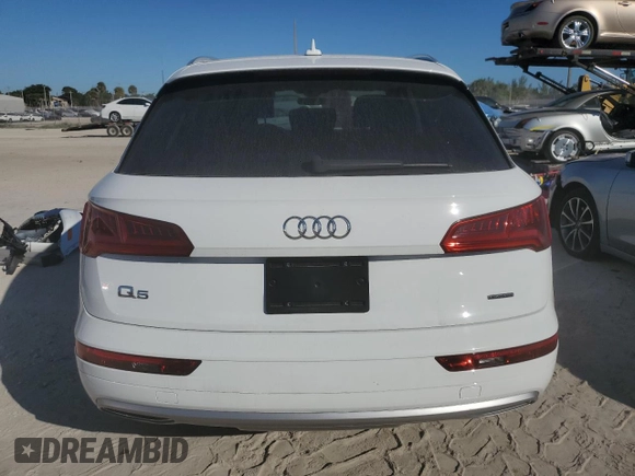 2019 Audi Q5 Premium with VIN WA1ANAFY7K2093724, listed as a Copart auction lot 72081352 with 36,450 mi miles. Bid and sale history available at carsss.com. Image 6.