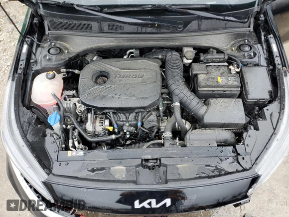 2023 Kia Forte GT with VIN 3KPF44ACXPE533148, listed as a Copart auction lot 43067945 with 57,613 mi miles and Salvage Title. Bid and sale history available at carsss.com. Image 11.