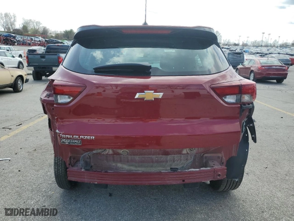 2021 Chevrolet TrailBlazer LS with VIN KL79MMS2XMB140159, listed as a Copart auction lot 49409695 with 29,923 mi miles and Salvage Title. Bid and sale history available at carsss.com. Image 6.
