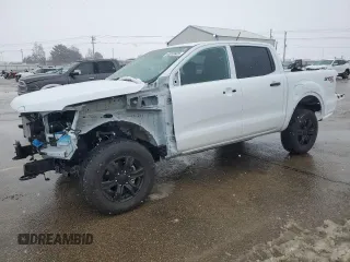 2022 Ford Ranger XL with VIN 1FTER4FH2NLD26243, listed as a Copart auction lot 45233925 with 9,558 mi miles and Salvage Title. Bid and sale history available at carsss.com. Image 1.