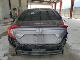 2017 Honda Civic LX with VIN 19XFC2F56HE206118, listed as a Copart auction lot 58777885 with 59,710 mi miles and Salvage title. Bid and sale history available at DreamBid. Image 6.
