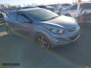 2016 Hyundai Elantra SE with VIN KMHDH4AE9GU506260, listed as a IAAI auction lot 41739711 with 106,685 mi miles. Bid and sale history available at carsss.com. Image 1.