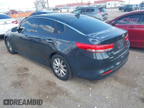 2016 Kia Optima EX with VIN 5XXGU4L30GG014019, listed as a IAAI auction lot 41786540 with 112,894 mi miles and . Bid and sale history available at carsss.com. Image 3.