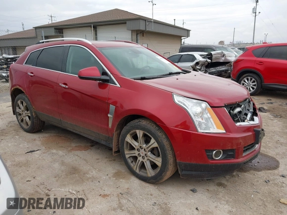 2012 Cadillac SRX Performance Collection with VIN 3GYFNEE36CS555764, listed as a IAAI auction lot 41813873 with 162,680 mi miles. Bid and sale history available at carsss.com. Image 1.