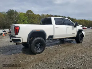 2021 GMC Sierra 2500HD AT4 with VIN 1GT49PEY4MF151246, listed as a Copart auction lot 49975935 with 71,458 mi miles and Salvage Title. Bid and sale history available at carsss.com. Image 3.