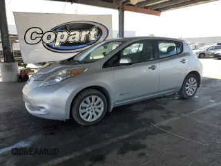 2013 Nissan LEAF SV with VIN 1N4AZ0CPXDC424055, listed as a Copart auction lot 65424475 with 55,683 mi miles and Clean title. Bid and sale history available at DreamBid. Image 1.