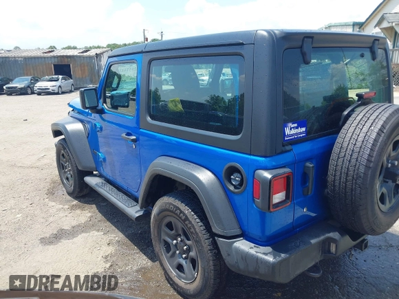 2022 Jeep Wrangler Sport S с VIN 1C4HJXAG4NW227250, выставлен на аукционе IAAI как лот 42557443 с пробегом 72 426 миль миль и . История ставок и продаж доступна на DreamBid. Изображение 3.