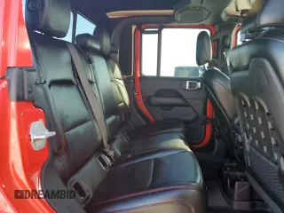 2020 Jeep Gladiator Rubicon with VIN 1C6JJTBG4LL117104, listed as a Copart auction lot 62068545 with 148,294 mi miles and Non repairable. Bid and sale history available at DreamBid. Image 10.