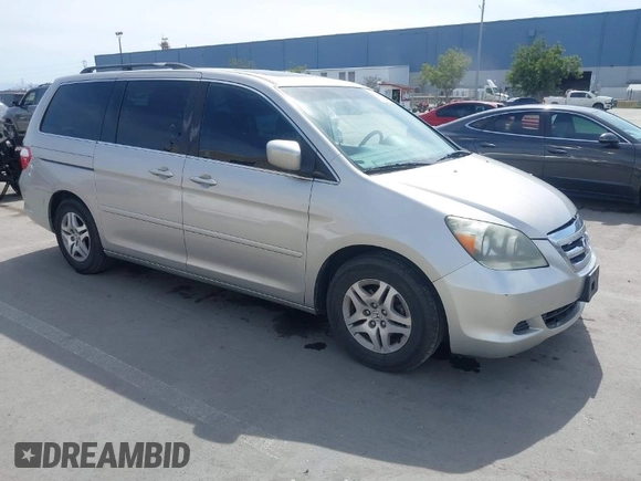 2006 Honda Odyssey EX-L z VIN 5FNRL38736B089963, wystawiony jako IAAI lot #41858061 z przebiegiem 178 845 mil mil oraz . Historia ofert i sprzedaży dostępna na DreamBid. Obrazek 1.