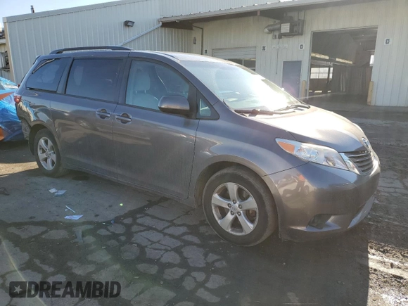 2016 Toyota Sienna LE AAS with VIN 5TDKK3DC0GS715750, listed as a Copart auction lot 46552745 with 151,496 mi miles and Salvage Title. Bid and sale history available at carsss.com. Image 4.