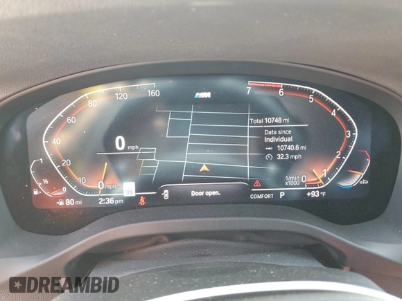 2024 BMW X3 sDrive30i z VIN 5UX43DP0XR9X30530, wystawiony jako Copart lot #53082015 z przebiegiem 10 748 mil mil oraz Szkoda całkowita • Salvage title. Historia ofert i sprzedaży dostępna na DreamBid. Obrazek 9.
