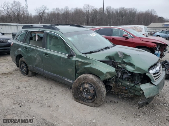 2012 Subaru Outback 2.5i with VIN 4S4BRBAC7C3207115, listed as a Copart auction lot 49169095 with 203,331 mi miles and Salvage Title. Bid and sale history available at carsss.com. Image 4.