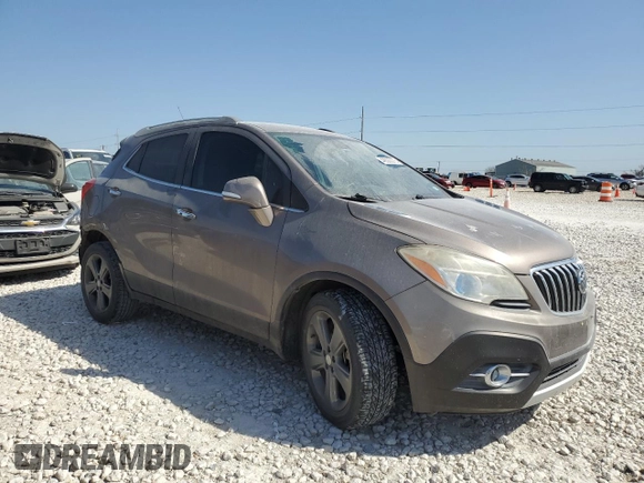 2014 Buick Encore Convenience with VIN KL4CJBSB8EB616927, listed as a Copart auction lot 48500075 with 130,194 mi miles and Salvage Title. Bid and sale history available at carsss.com. Image 4.