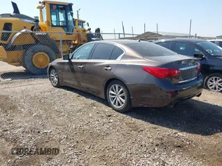 2014 Infiniti Q50 Hybrid Premium with VIN JN1AV7AP7EM691329, listed as a IAAI auction lot 41858913 with 144,688 mi miles and . Bid and sale history available at DreamBid. Image 3.
