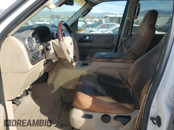 2005 Ford Expedition Eddie Bauer with VIN 1FMFU18545LB05999, listed as a Copart auction lot 81604214 with 290,904 mi miles and Clean title. Bid and sale history available at DreamBid. Image 7.