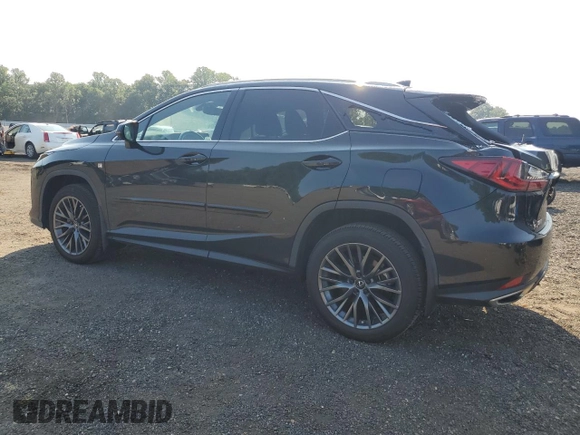 2022 Lexus RX 350 F Sport with VIN 2T2SZMDA6NC333238, listed as a Copart auction lot 62311605 with 57,786 mi miles and Salvage title. Bid and sale history available at DreamBid. Image 2.