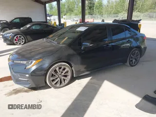 2022 Toyota Corolla SE with VIN JTDS4MCE3NJ094596, listed as a IAAI auction lot 42117369 with 92,045 mi miles and . Bid and sale history available at DreamBid. Image 2.