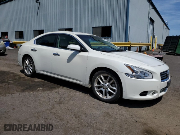 2013 Nissan Maxima S with VIN 1N4AA5AP5DC840795, listed as a Copart auction lot 57712115 with 187,516 mi miles and Salvage title. Bid and sale history available at DreamBid. Image 4.