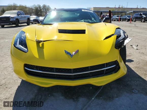 2016 Chevrolet Corvette Z51 3LT with VIN 1G1YL2D7XG5106944, listed as a Copart auction lot 46758305 with 24,802 mi miles and Salvage title. Bid and sale history available at DreamBid. Image 5.