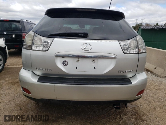 2008 Lexus RX with VIN 2T2HK31U58C053242, listed as a Copart auction lot 52767645 with 111,942 mi miles and Salvage Title. Bid and sale history available at carsss.com. Image 6.
