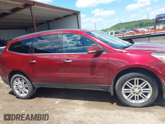 2015 Chevrolet Traverse LT with VIN 1GNKRGKD7FJ366703, listed as a IAAI auction lot 42397942 with 183,557 mi miles and . Bid and sale history available at DreamBid. Image 14.