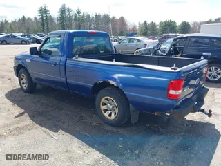 2009 Ford Ranger XL with VIN 1FTYR10D59PA06186, listed as a IAAI auction lot 42103327 with 124,558 mi miles. Bid and sale history available at carsss.com. Image 3.