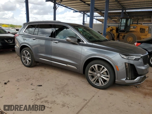 2020 Cadillac XT6 FWD Premium Luxury with VIN 1GYKPCRS8LZ235167, listed as a Copart auction lot 51710695 with 42,623 mi miles and Salvage Title. Bid and sale history available at carsss.com. Image 4.