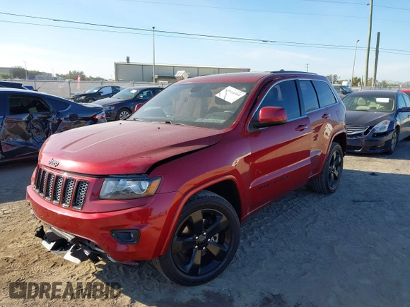 2014 Jeep Grand Cherokee Laredo with VIN 1C4RJEAG3EC519708, listed as a IAAI auction lot 41616364 with 131,184 mi miles. Bid and sale history available at carsss.com. Image 17.